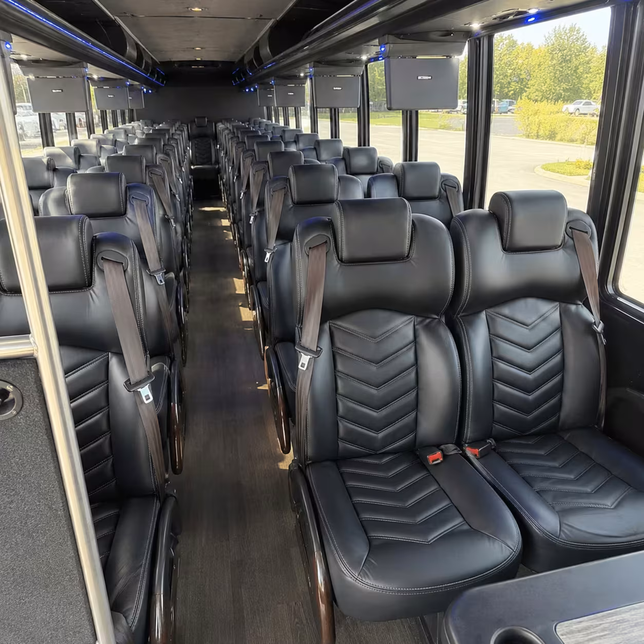 25 passenger minibus inside