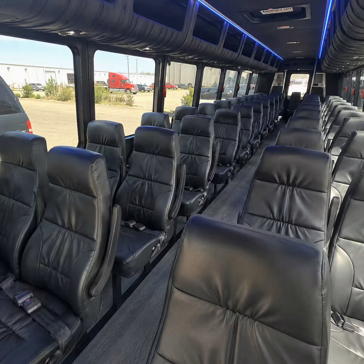 25 passenger minibus interior