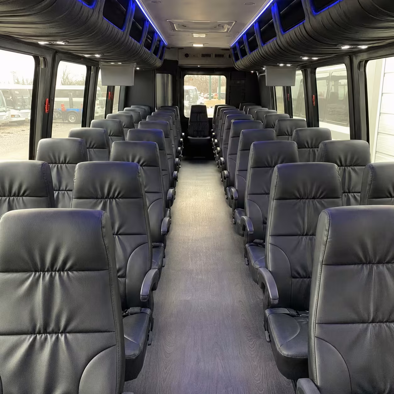 30 passenger minibus interior