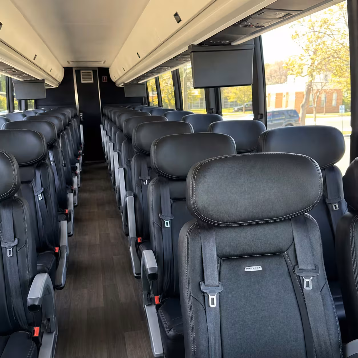 lakewood charter bus interior