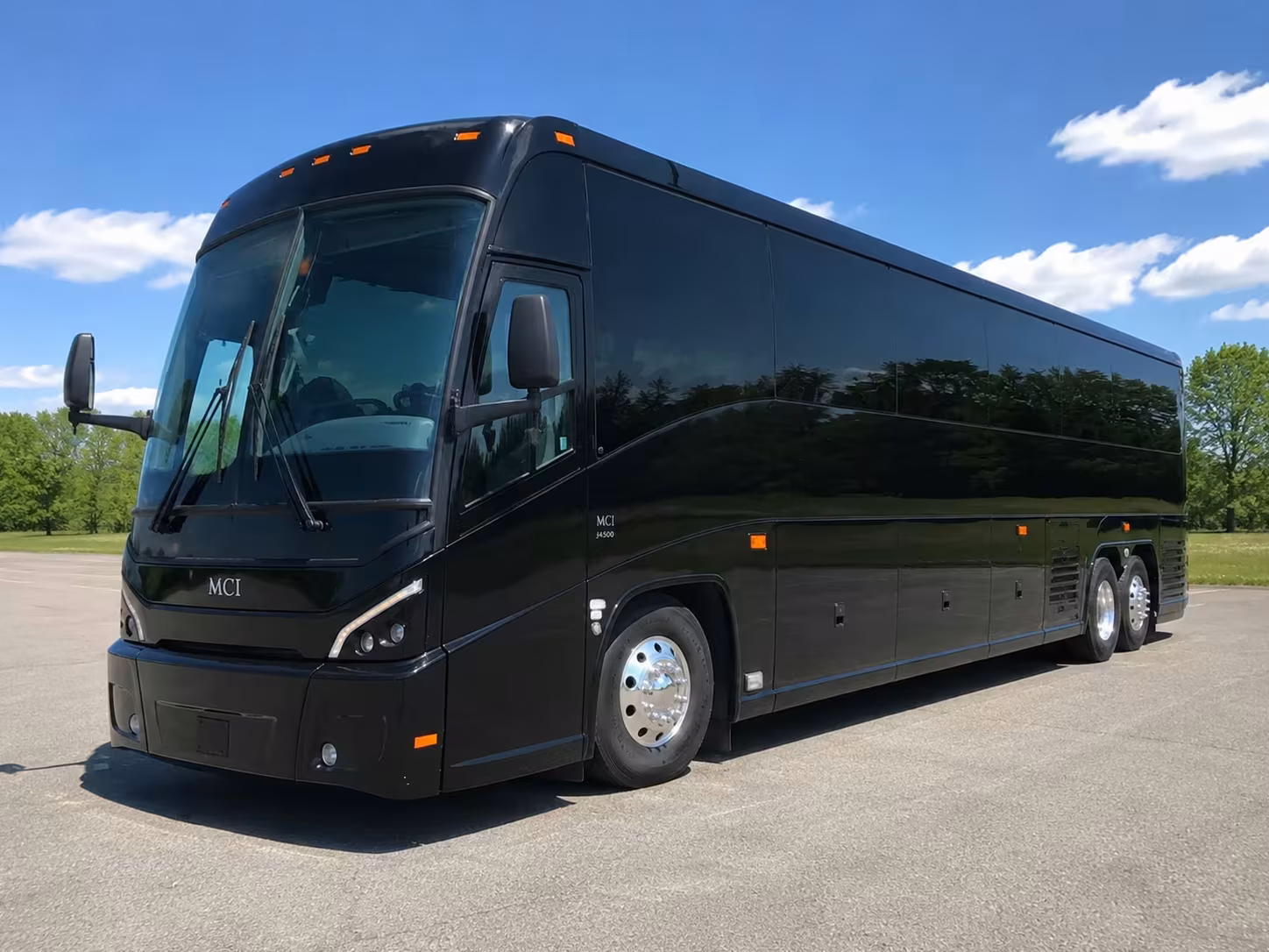 lakewood wedding shuttle buses for ceremony and reception guests