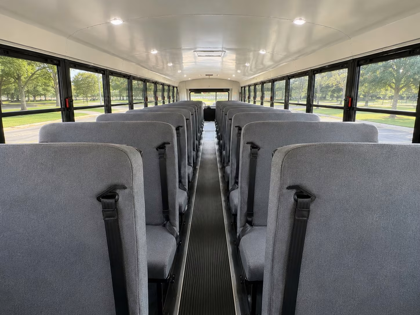 school bus interior