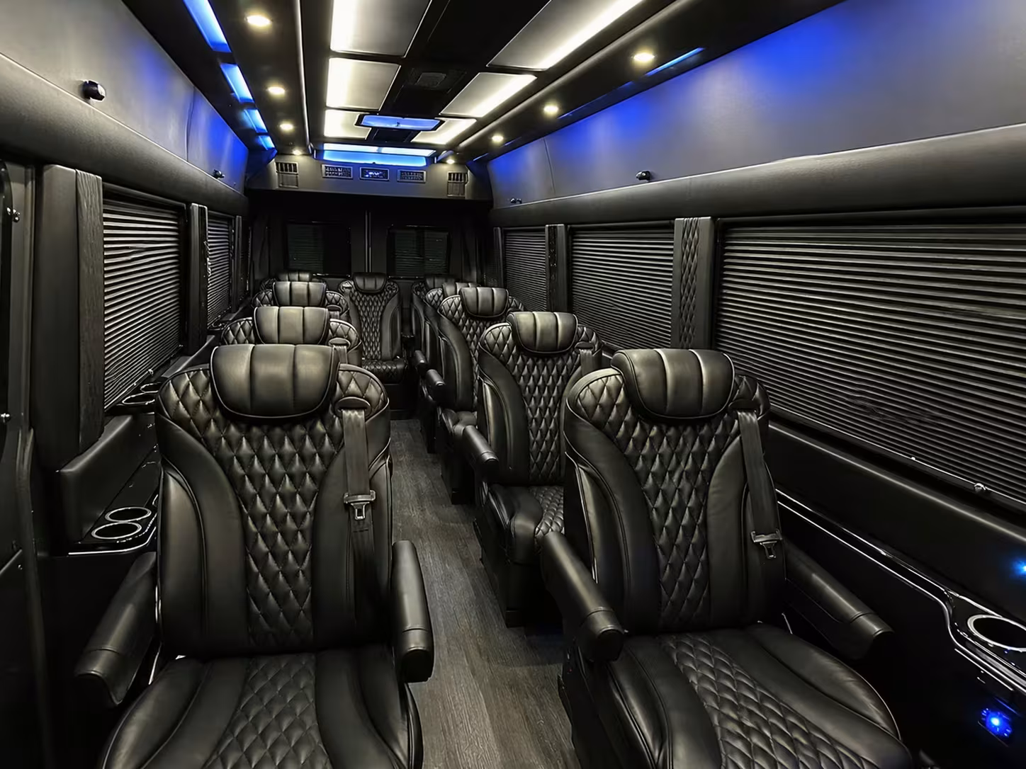 sprinter van with driver inside